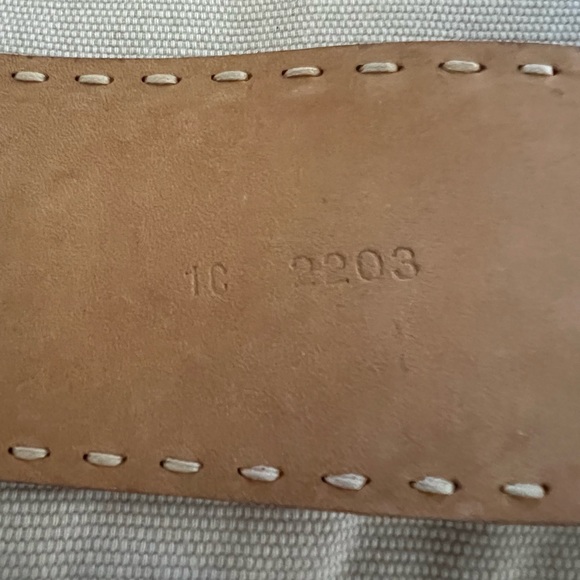 Prada Leather Thick Belt Large Silver Buckle boho festival - Picture 7 of 12